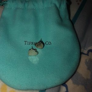 Tiffany Mini Heart Tag Earrings